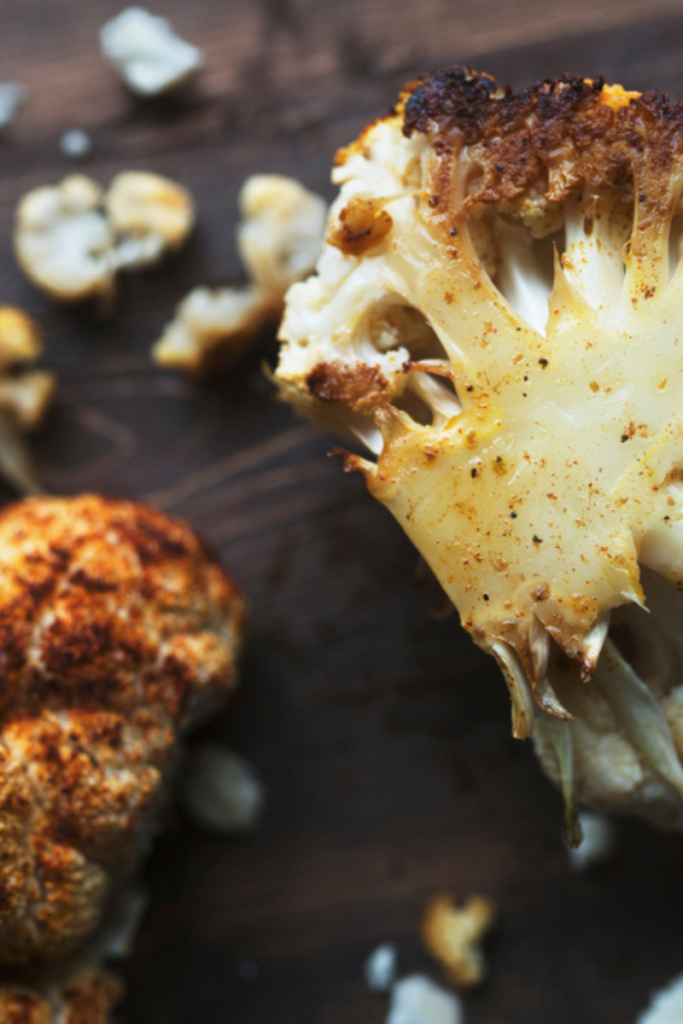 Salted roasted cauliflower