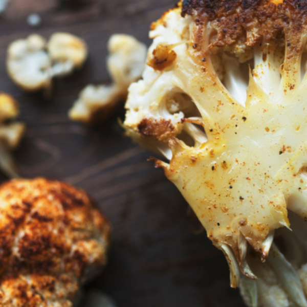 Salted roasted cauliflower